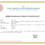 Çevre Yeterlik Belgesi Bora Çevre 2022